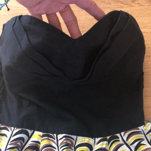 Anthropologie Girls From Savoy Strapless Midi Dress Cotton Sz 2 Special Occasion - Picture 15 of 16